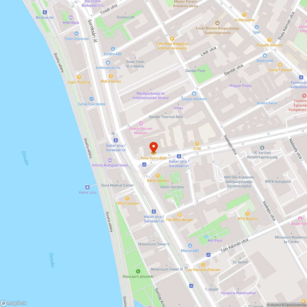 Szemeteszsák a járdán bejelentés helye