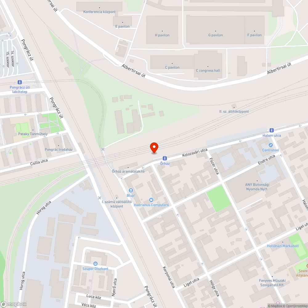 Törött lámpa bejelentés helye