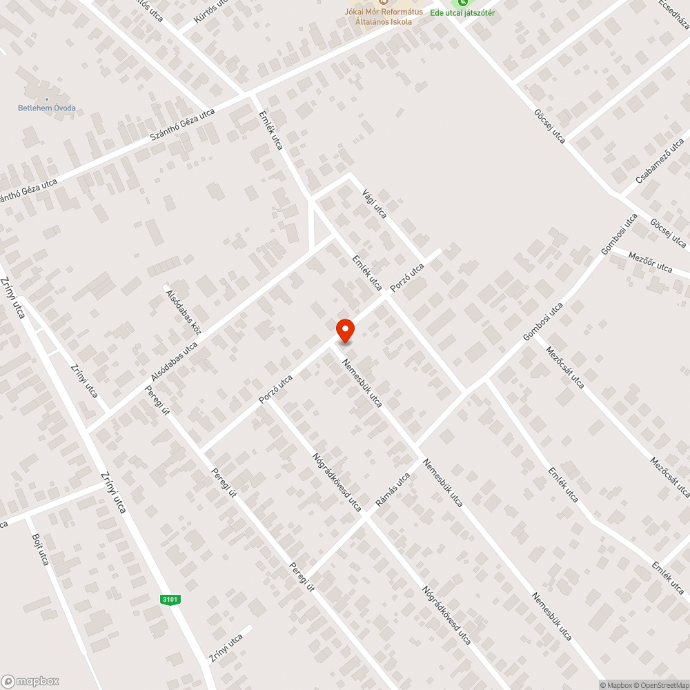 Járhatatlan, gazos, kereszteződés beláthatatlan bejelentés helye