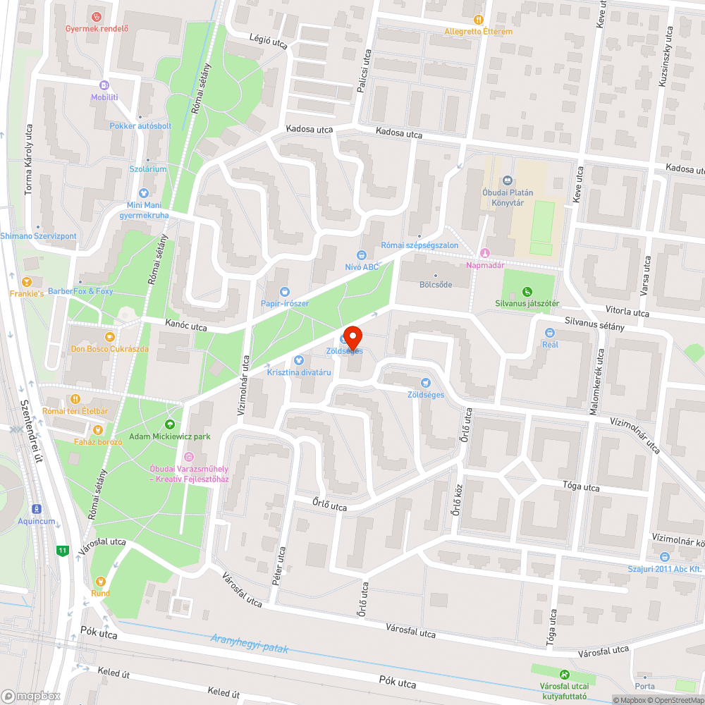 Kettétört fa bejelentés helye