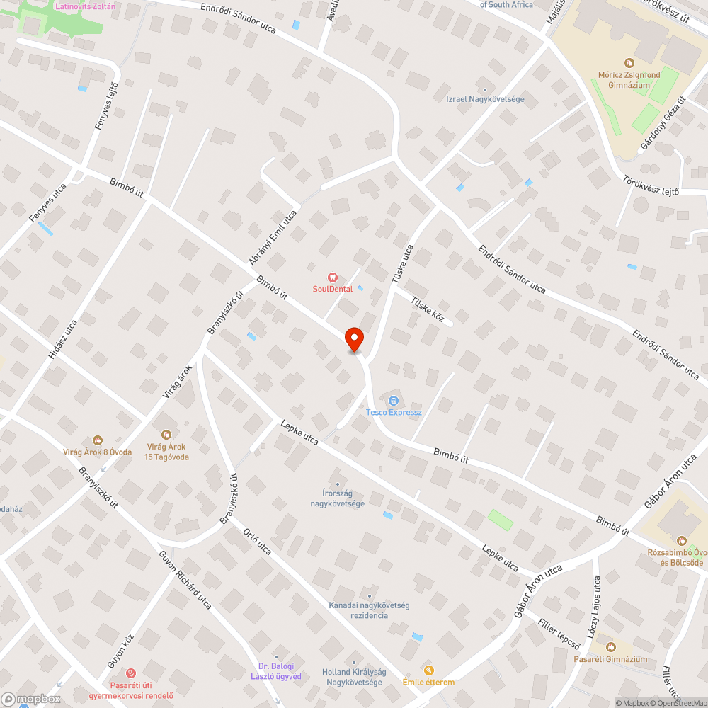 Magánparkoló a zebrán át bejelentés helye