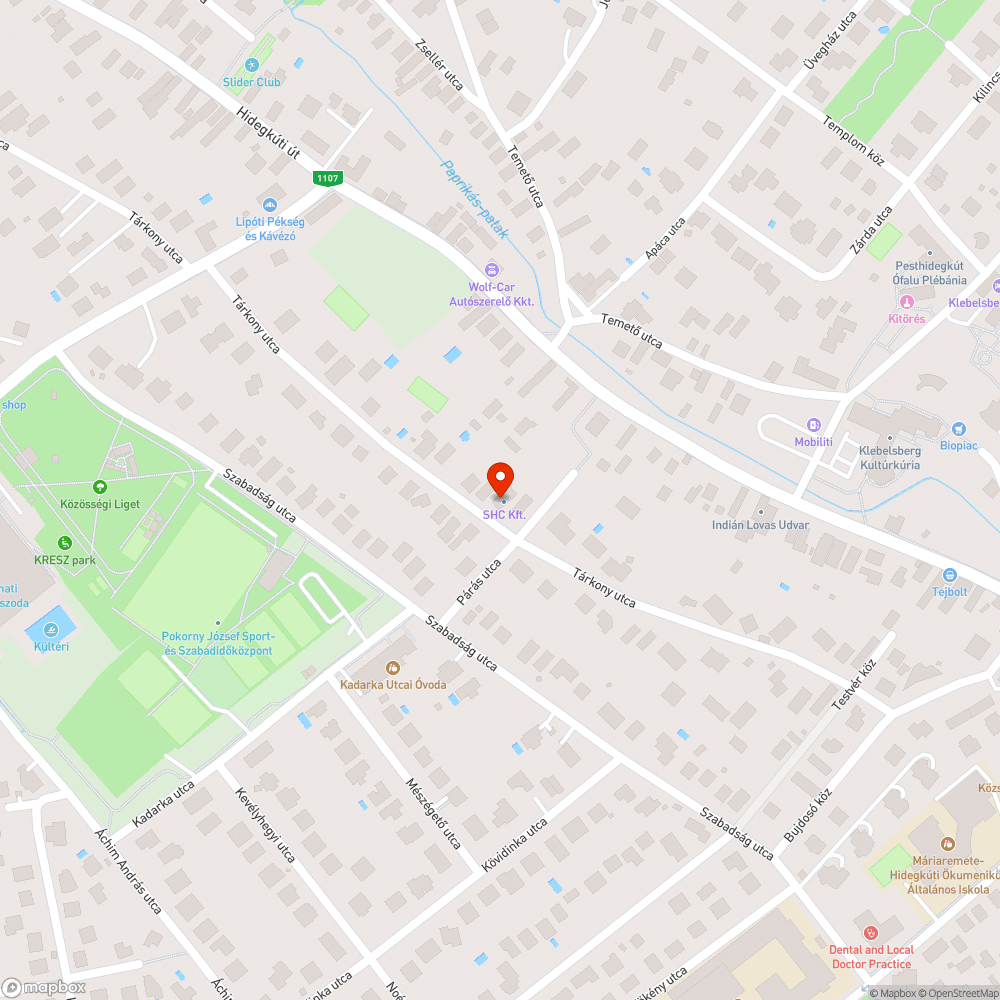 Vízelvezetés bejelentés helye