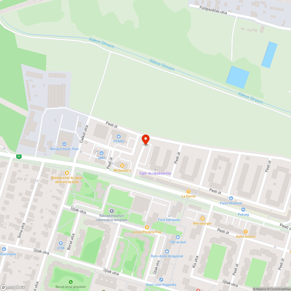 Növénnyel takart tábla bejelentés helye