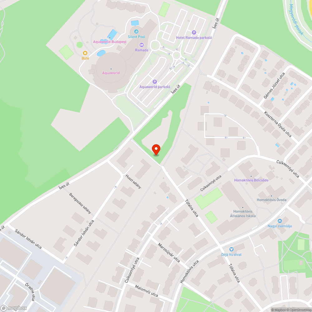 Meghajlott fa bejelentés helye