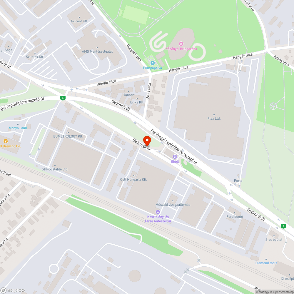 Járdába süllyedő közmű bejelentés helye