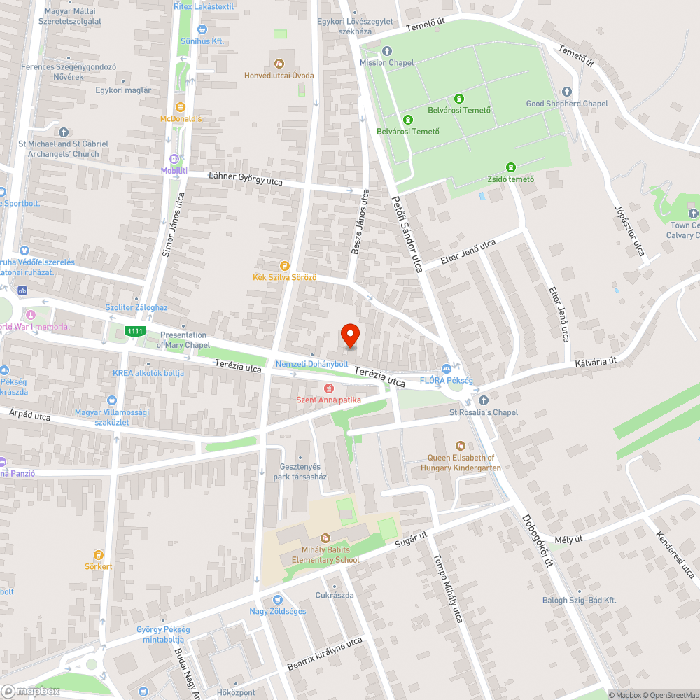 Zöldterület rongálása bejelentés helye