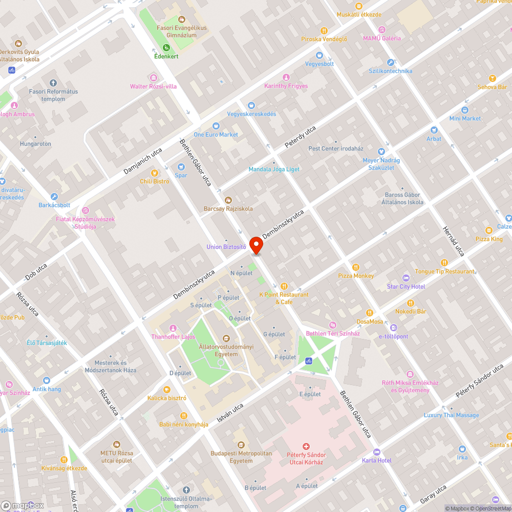 Betontömb bejelentés helye