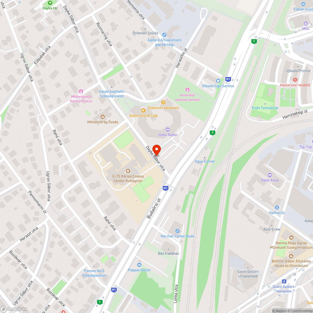 Futár kijelző takarásban bejelentés helye