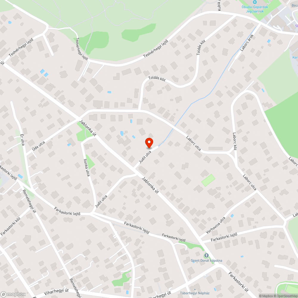 Kátyú járhatatlan út bejelentés helye