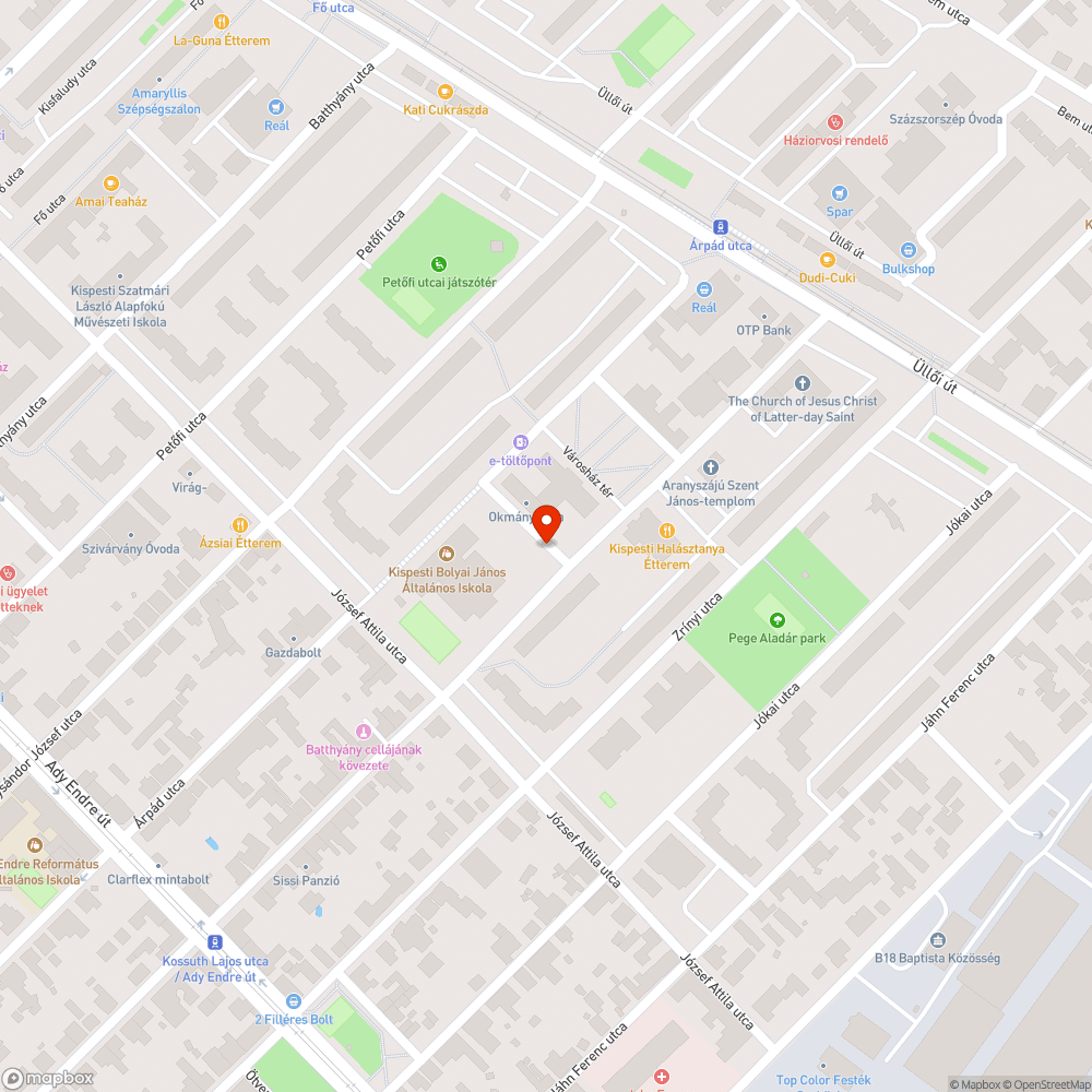 Mozdulatlan fehér autó bejelentés helye