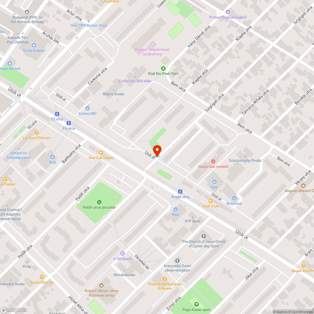 Egyre csak mélyülő kátyú bejelentés helye