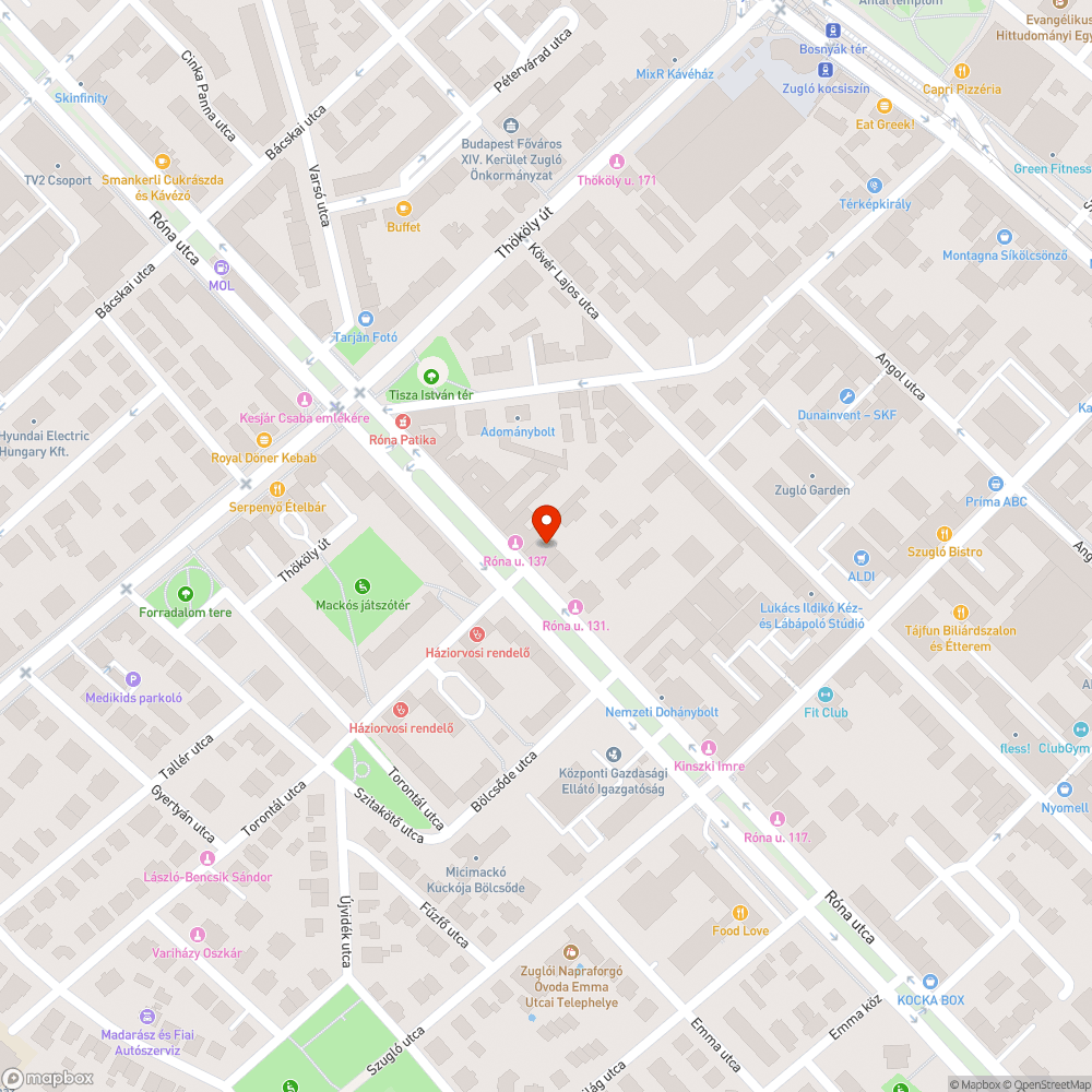 Kilógó vasalású aknafedél bejelentés helye