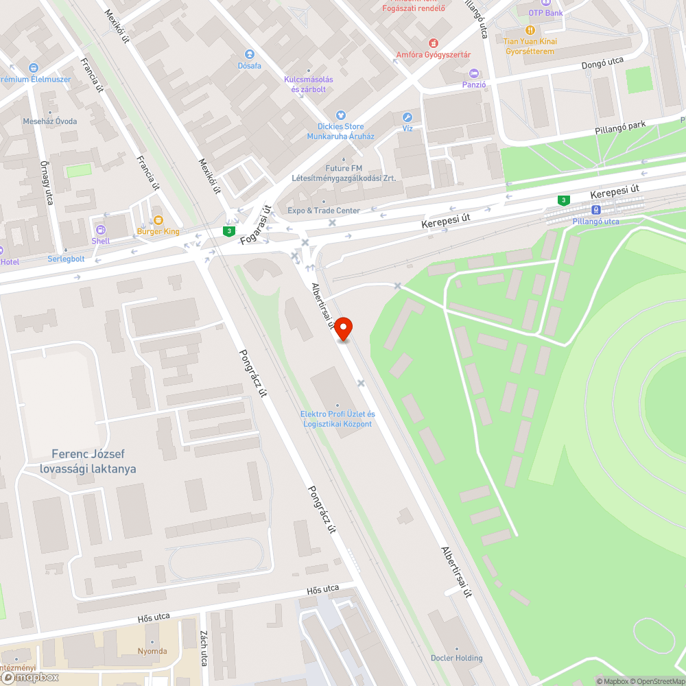 Forgalmas kátyús út bejelentés helye