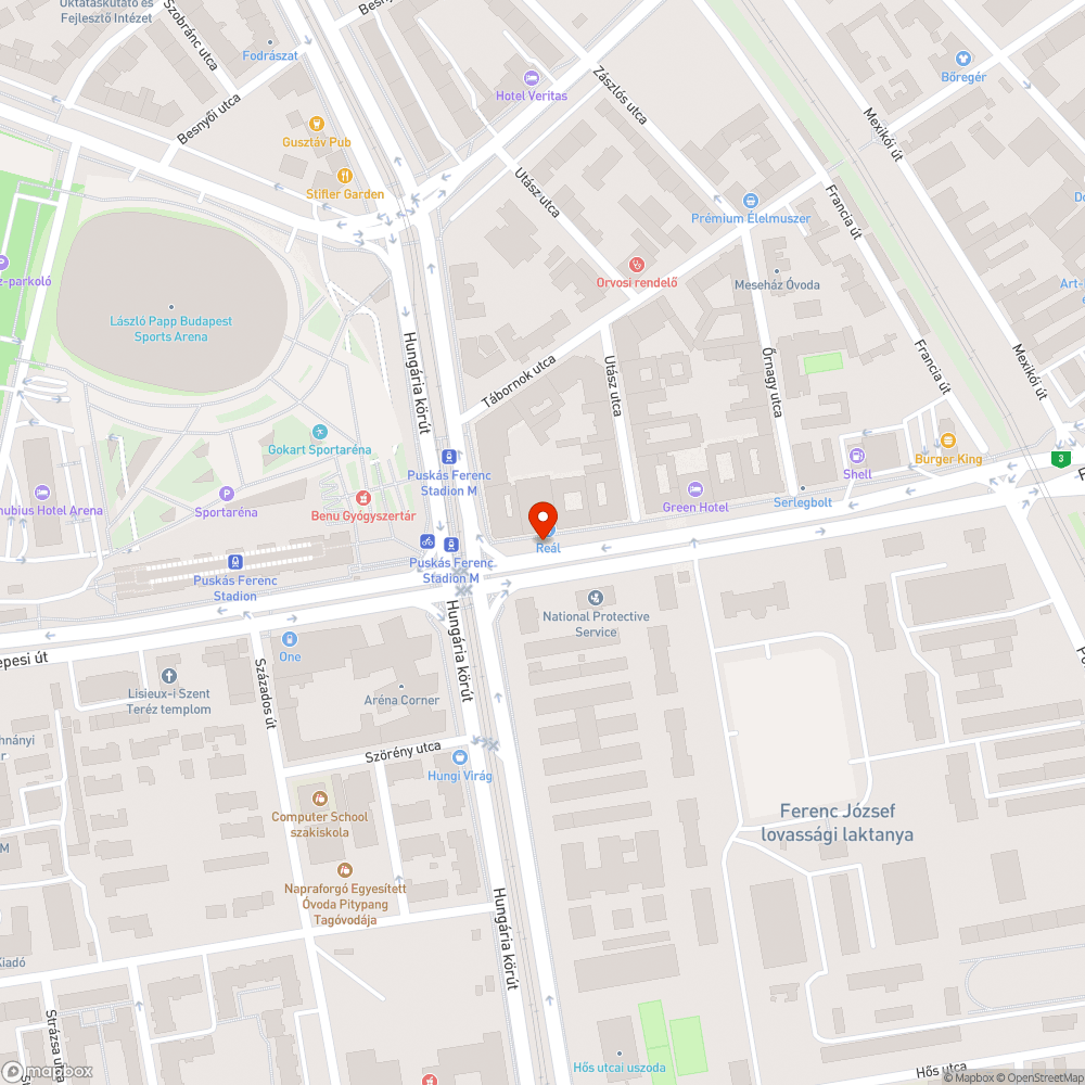 Lezárt szakaszok bejelentés helye