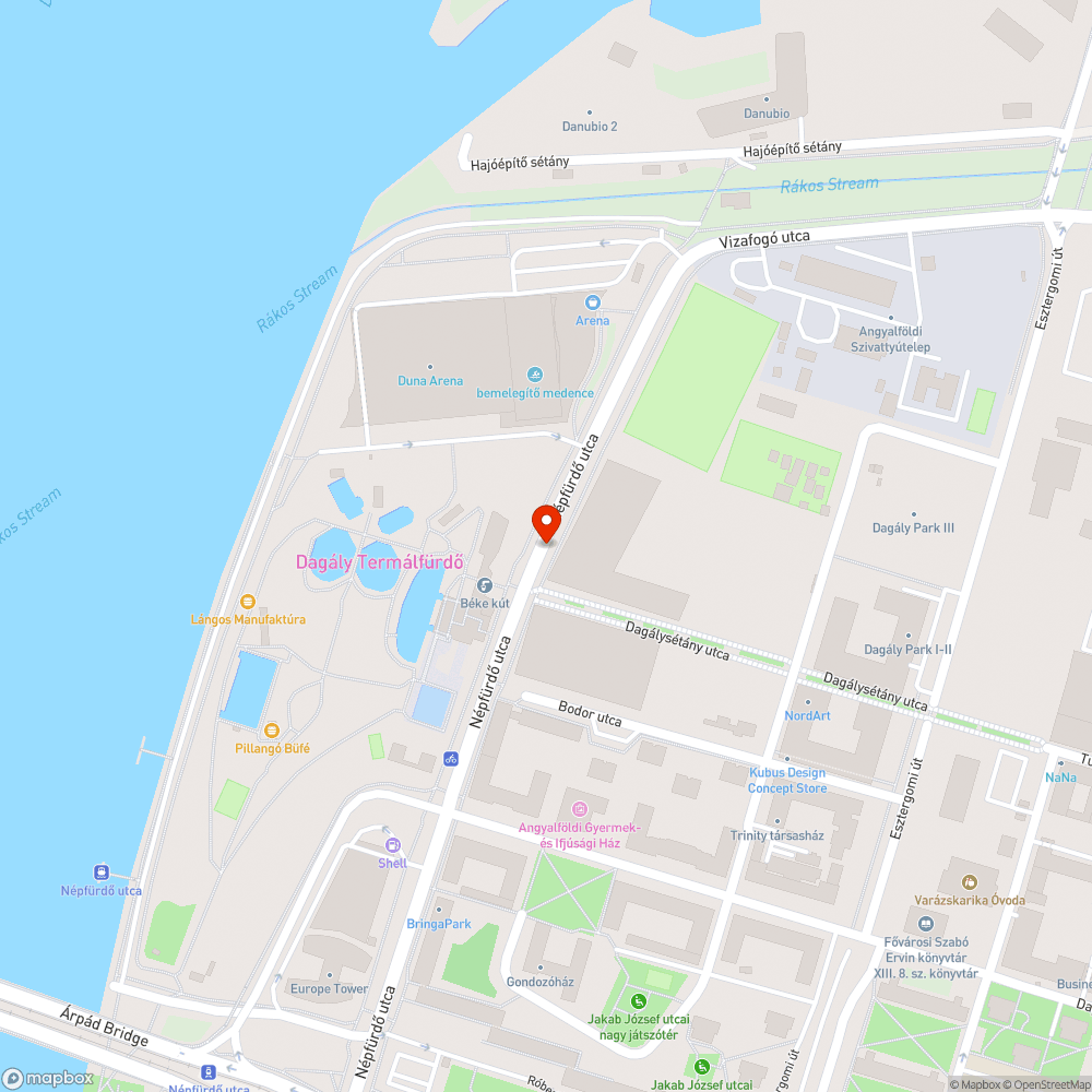 Elbontott járda bejelentés helye