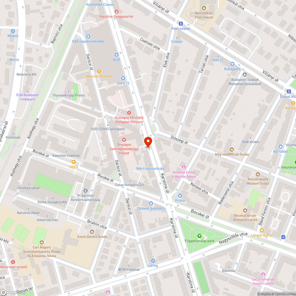 Gépkocsi kapu vs gyalogos átkelő bejelentés helye