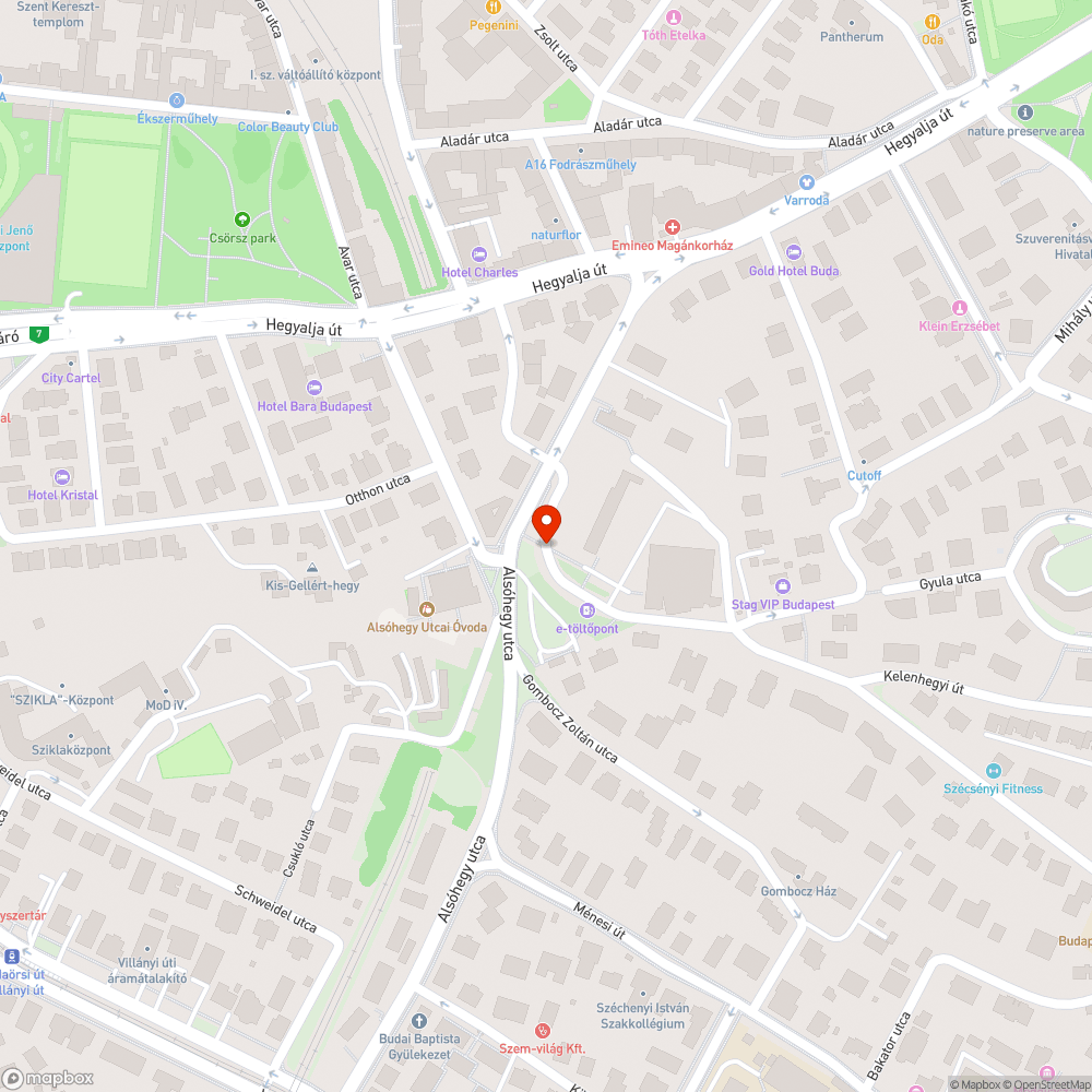 Teljes szélességben megrepedt út 2. bejelentés helye