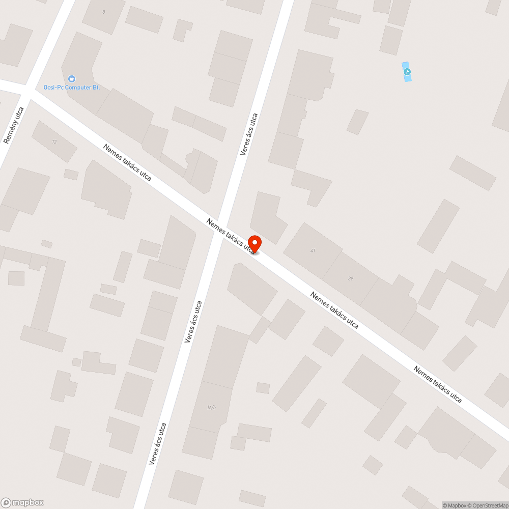 Nemes Takács utca szétbontott autó bejelentés helye