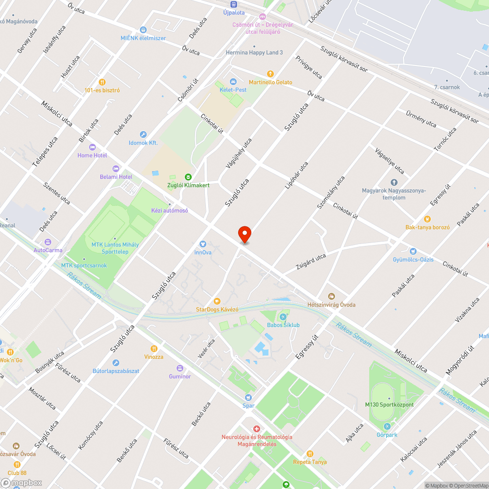 Járda hepe-hupákkal bejelentés helye