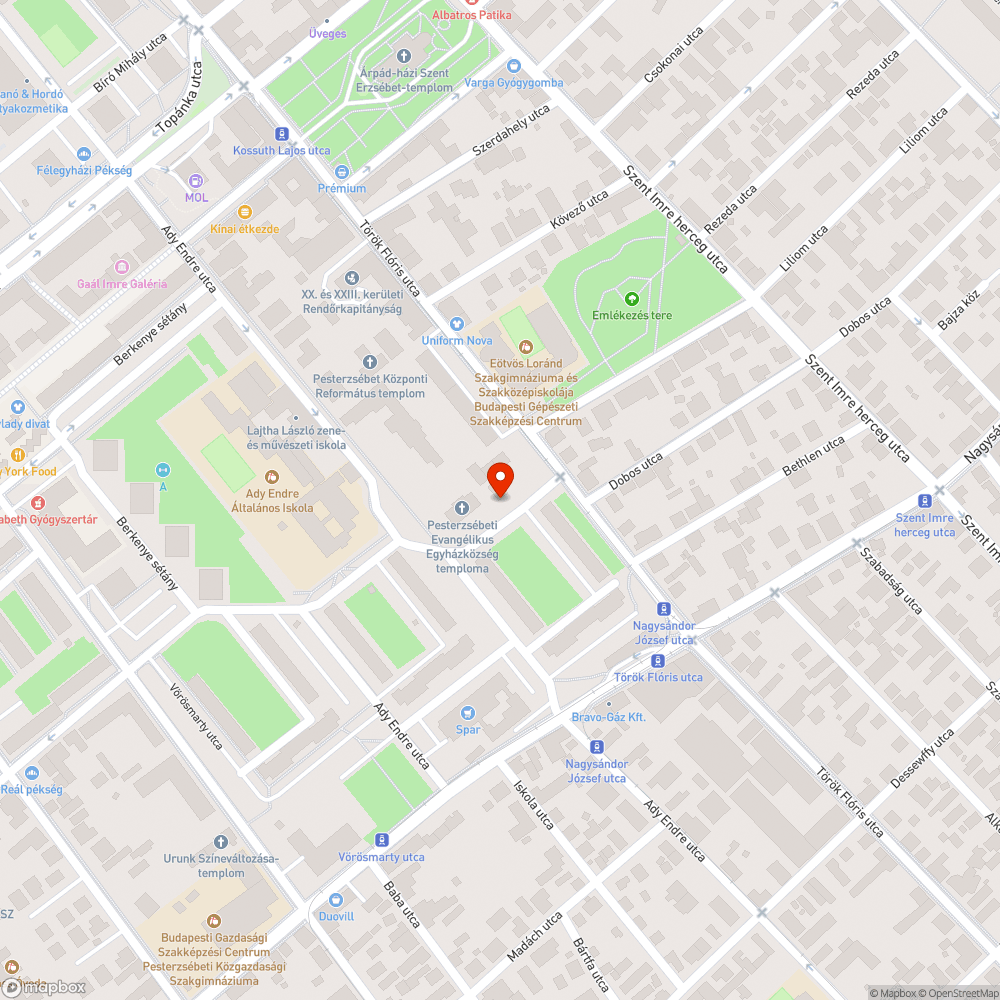 Utcai lámpa kiégve bejelentés helye