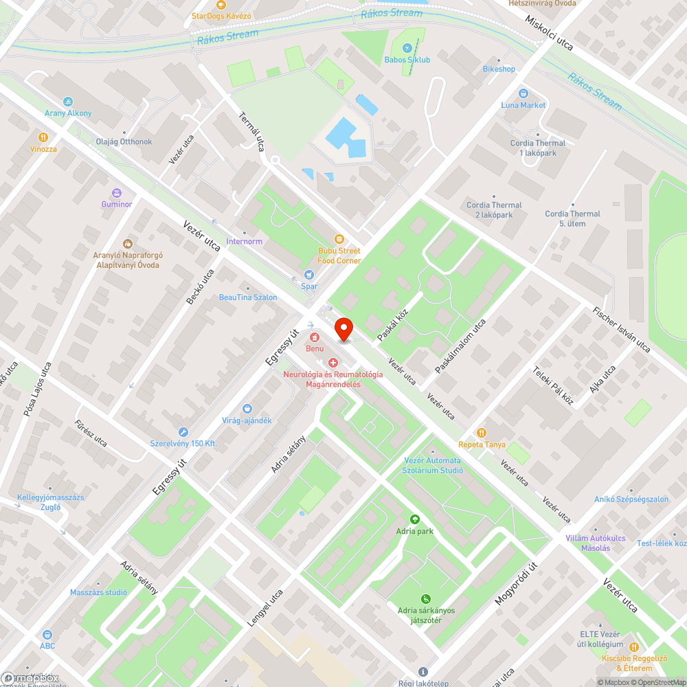 Megsüllyedt járdaszakasz bejelentés helye