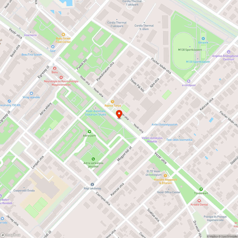 Megsüllyedt út bejelentés helye