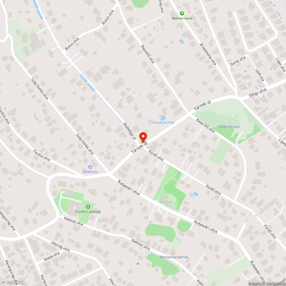 Tükör hiánya bejelentés helye