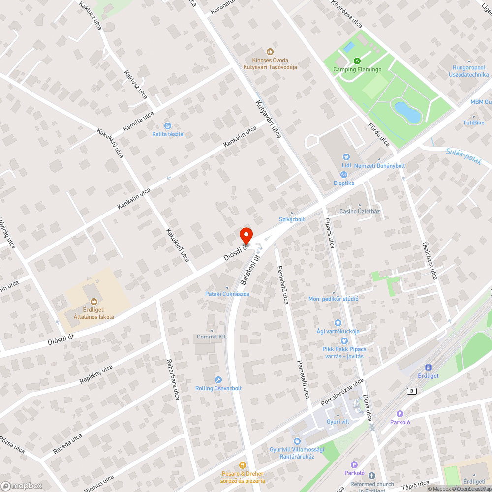 Jelzőlámpa bejelentés helye