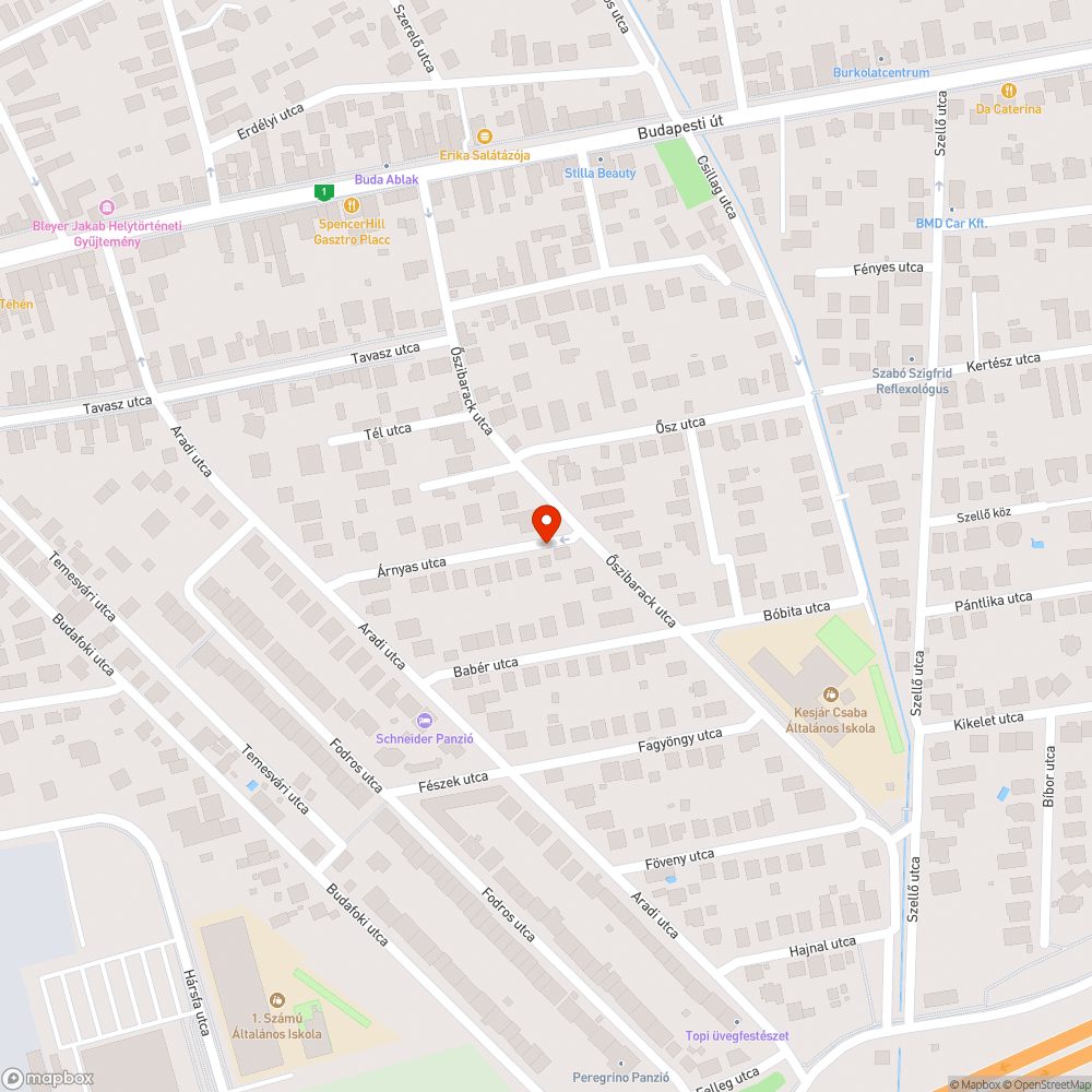 Csendben rothadó taxi bejelentés helye