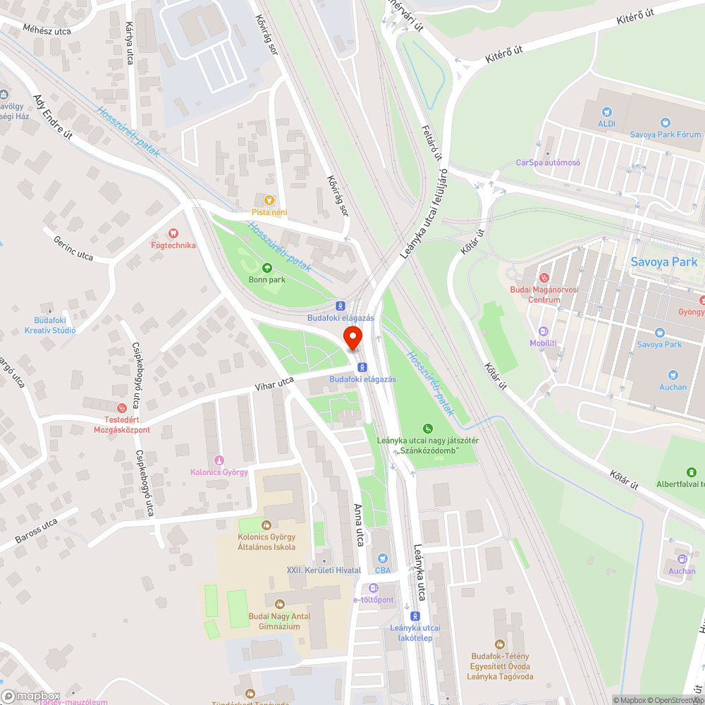 Rendezetlen bejelentés helye