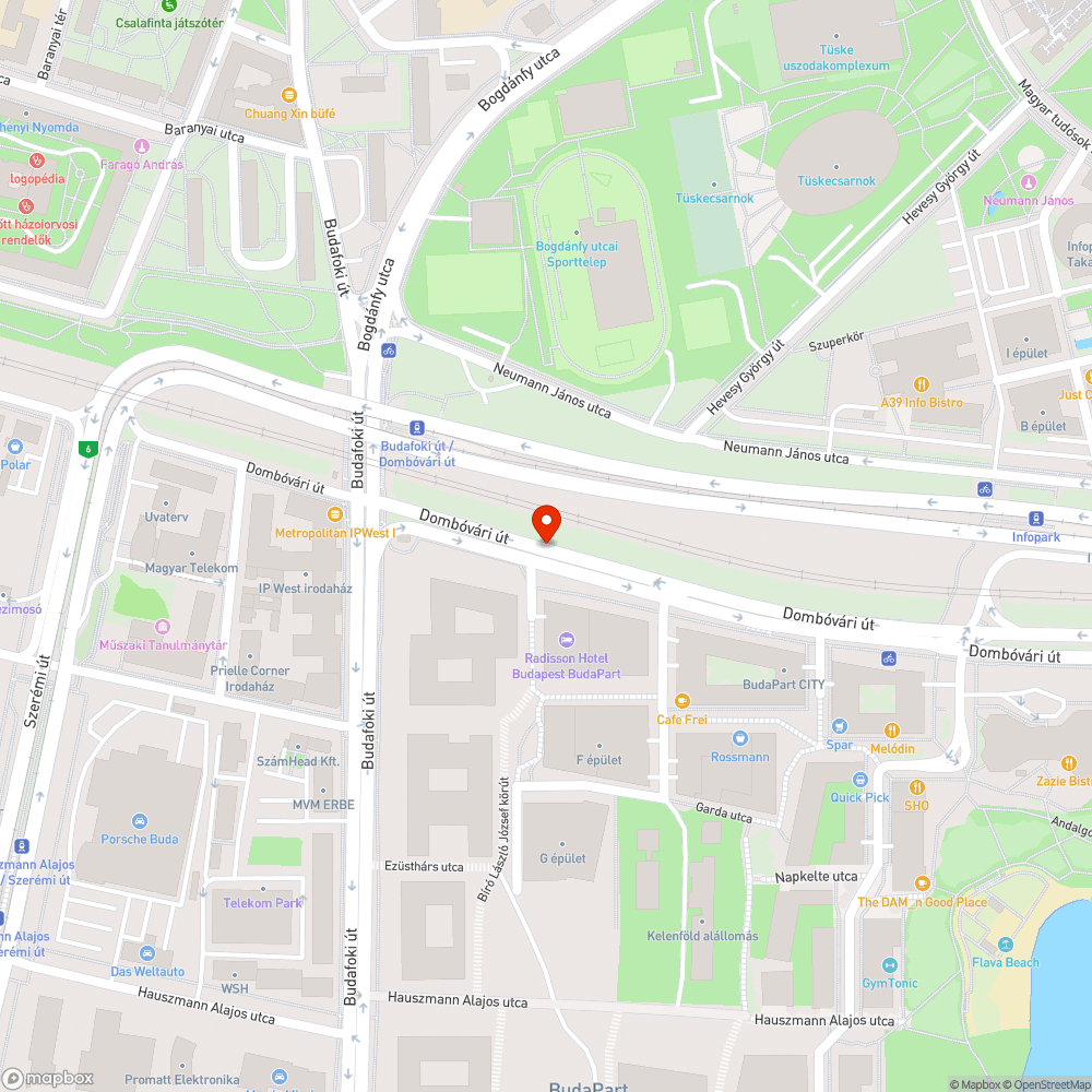 jelöletlen kordon és hiányzó burkolat a bicikliúton bejelentés helye