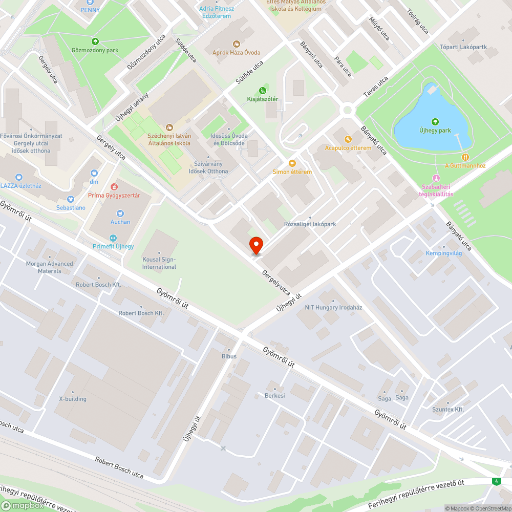 Elgazosodott terület bejelentés helye