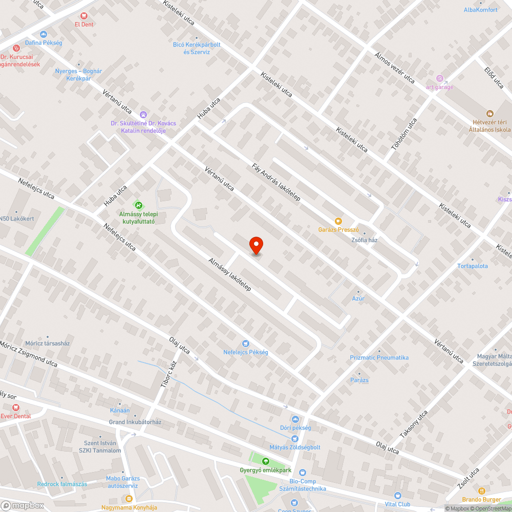 Rendszám nélküli, elhagyott autó bejelentés helye