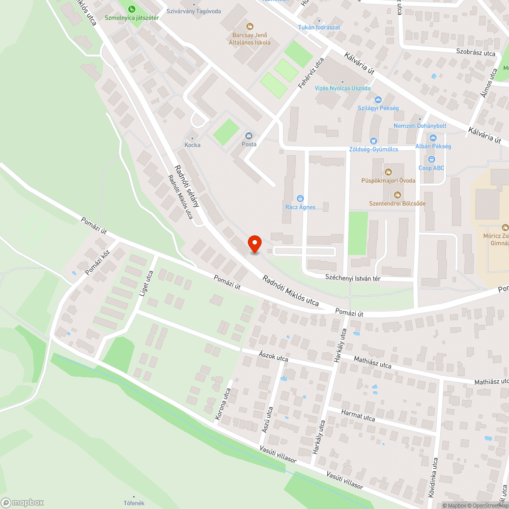 Ápolatlan zöldfelület bejelentés helye