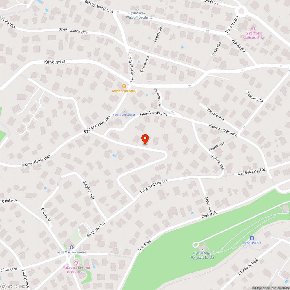 Kátyú a Galgóczy utca 24 előtt bejelentés helye