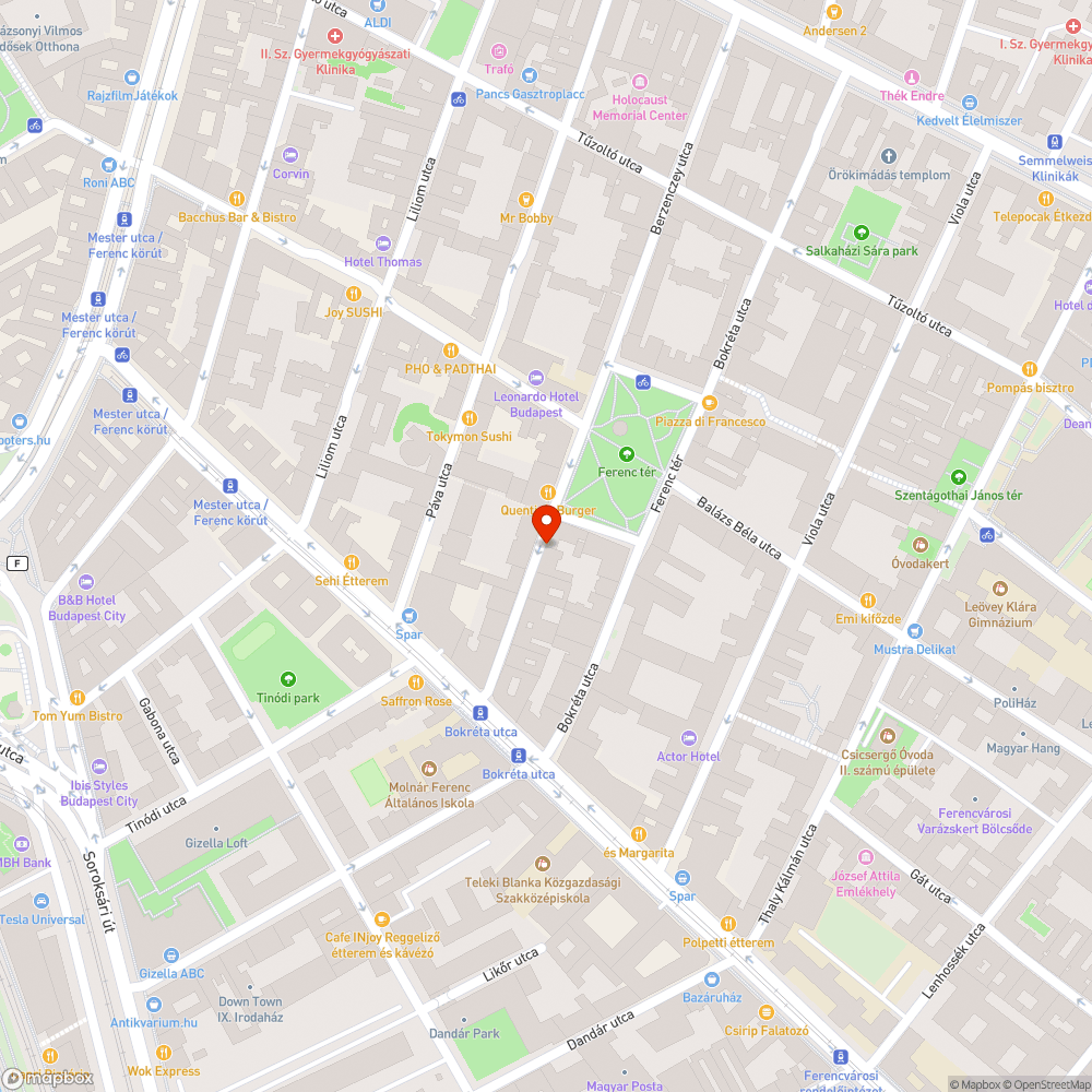 Fedél bejelentés helye