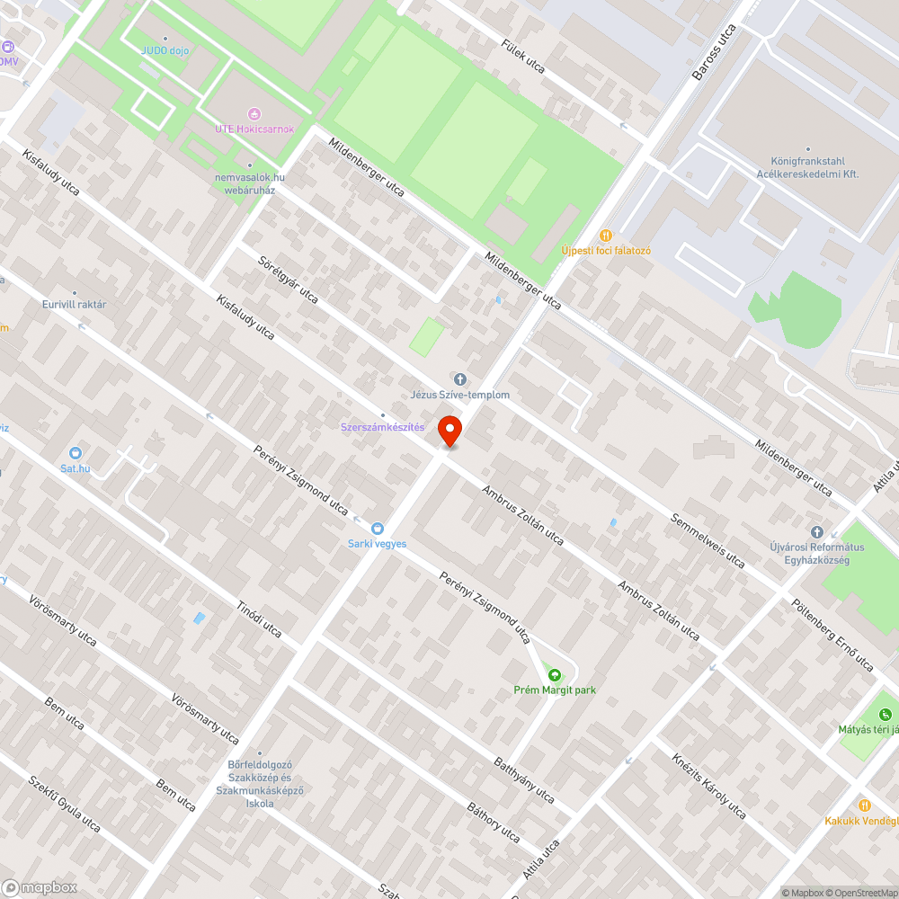 Sérült fedlappár bejelentés helye