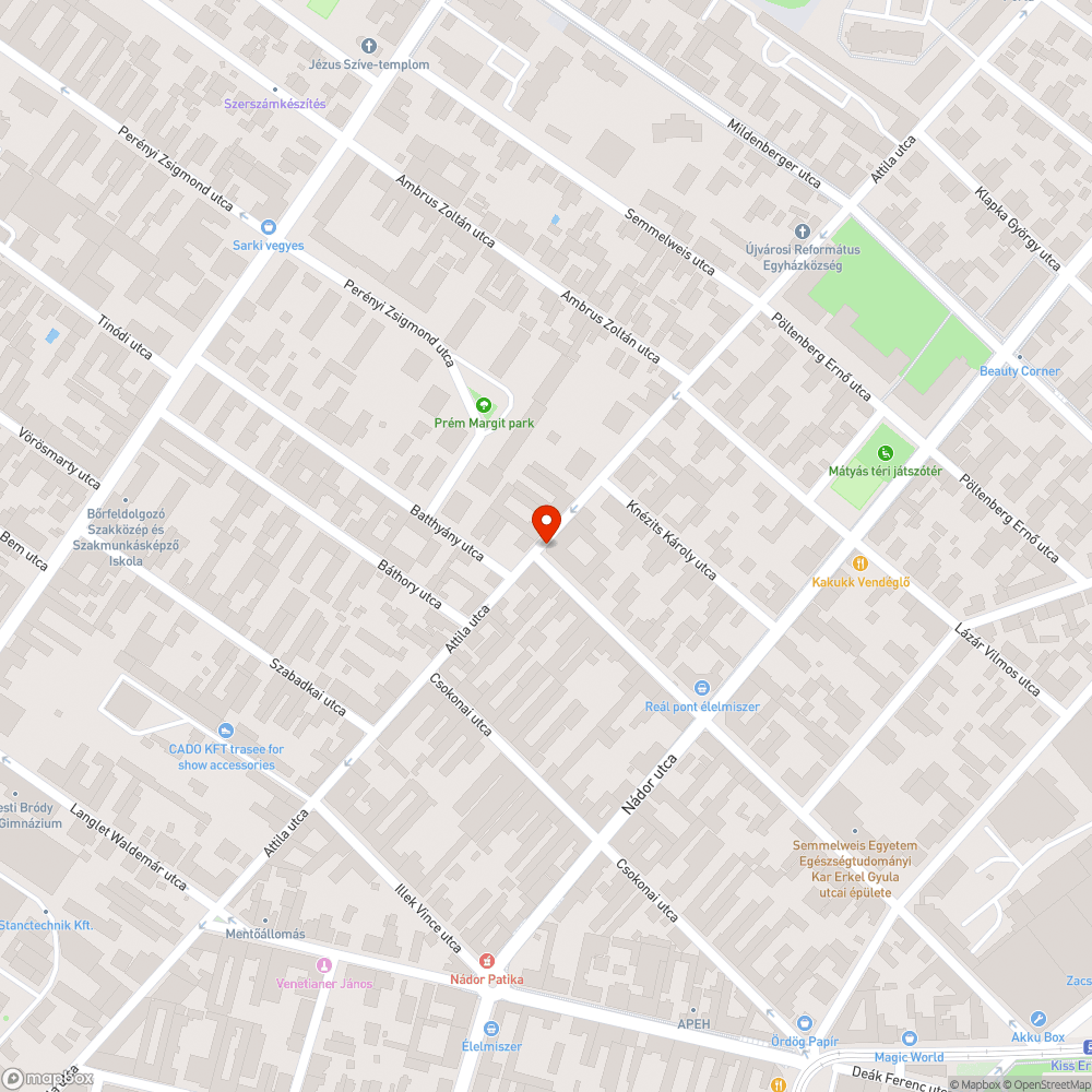 Lekopott utcanévtábla bejelentés helye