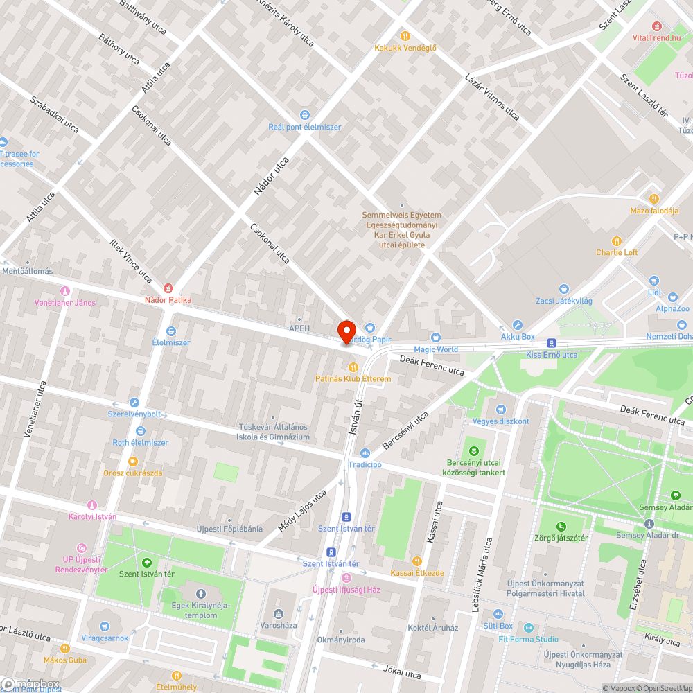 Hiányzó keret bejelentés helye