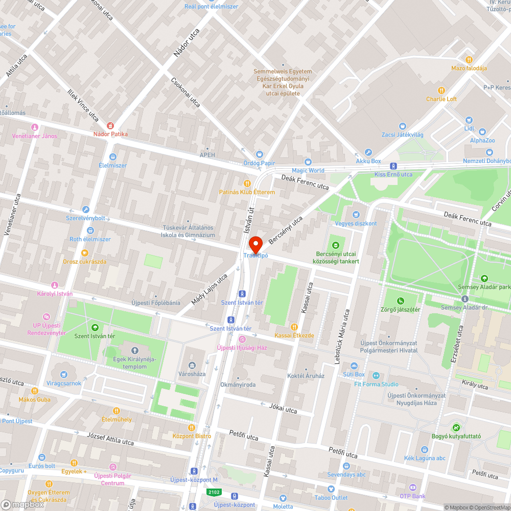 Megdőlt szekrény bejelentés helye