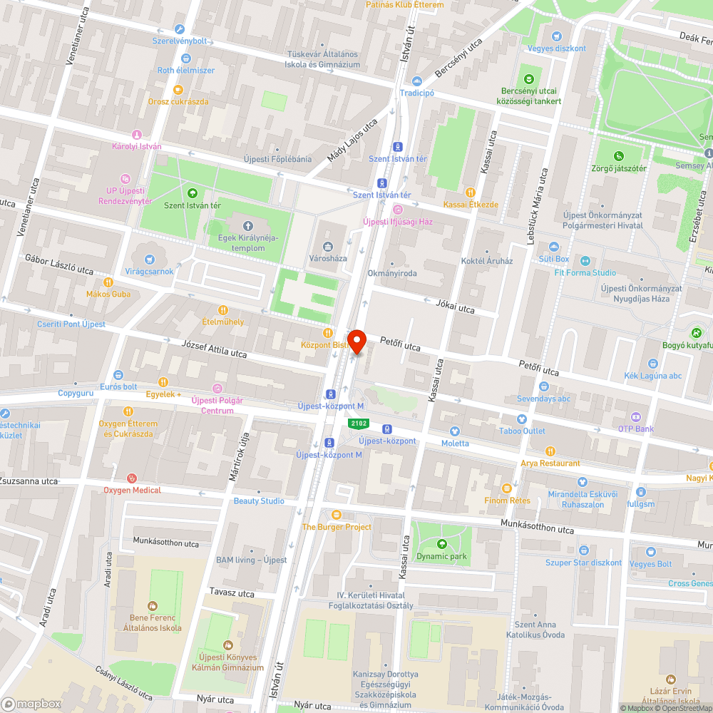 Kopott pad bejelentés helye