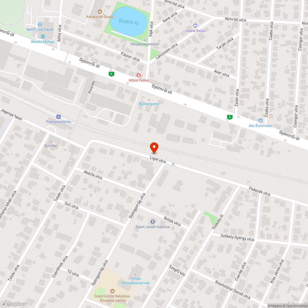 Használhatatlan járda bejelentés helye