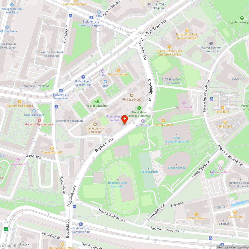 Kiszáradt fa - játszótér bejelentés helye