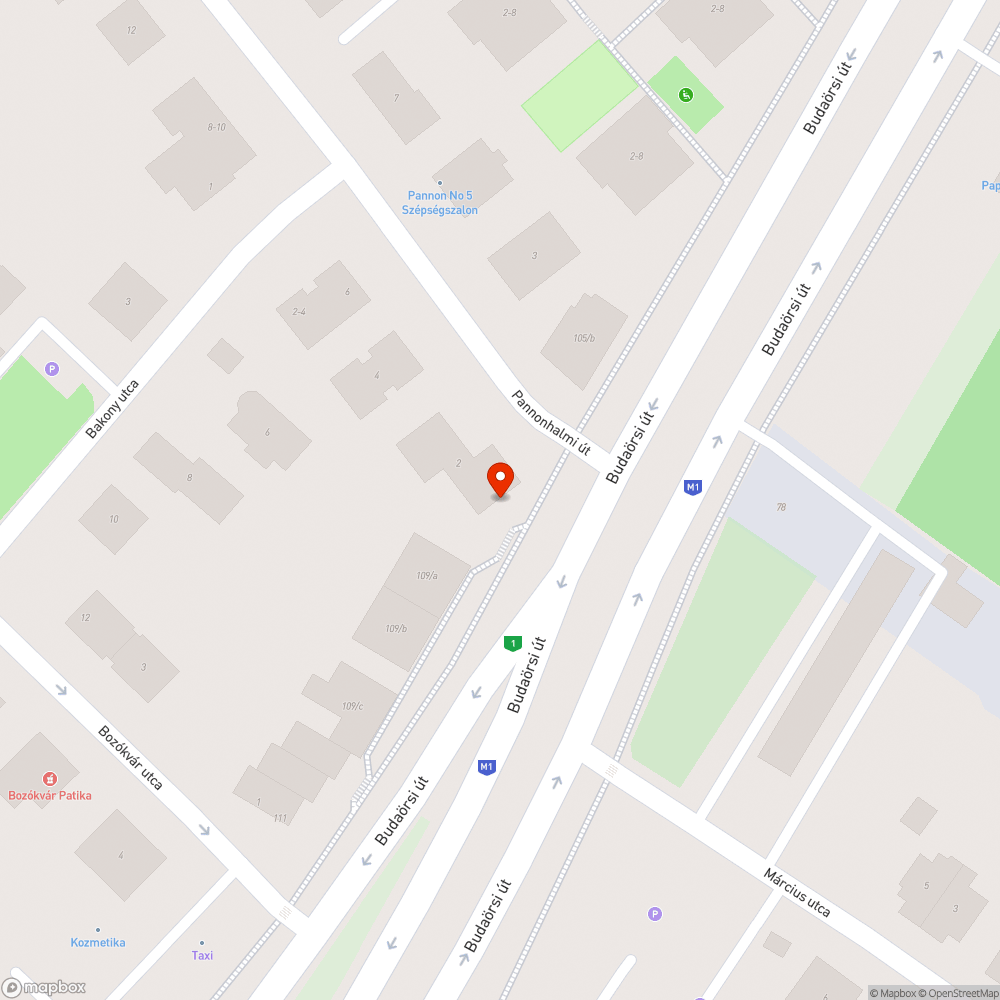 Zöldhulladék a Budaörsi úton bejelentés helye