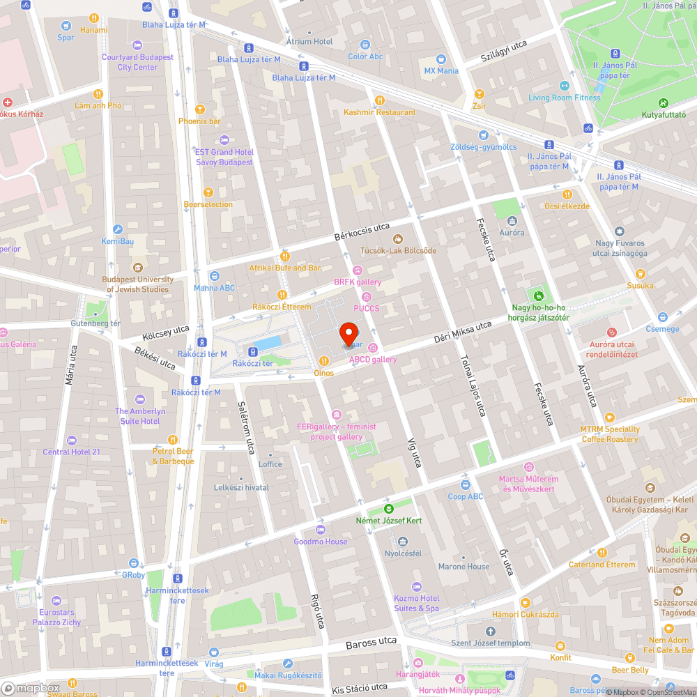 Balesetveszélyes sérült szétrozsdált palló Rákoczi tér Vásárcsarnok bejelentés helye