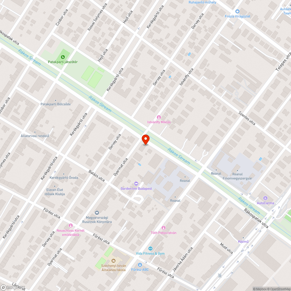 Holdkráter bejelentés helye