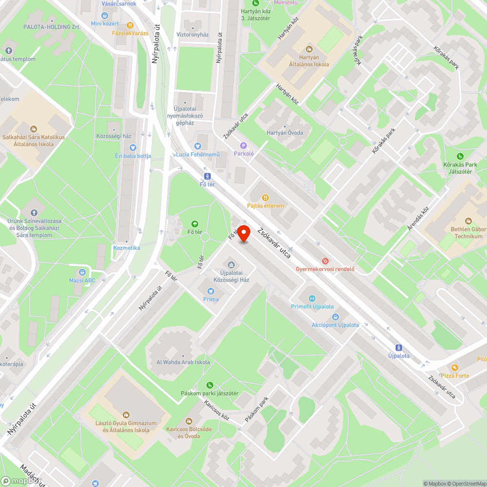 Törött csatornafedő bejelentés helye