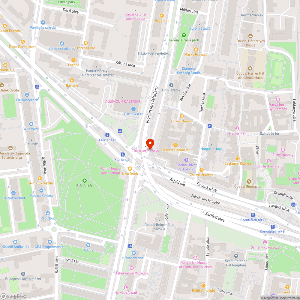 Elhagyott balesetes jármű a Flórián térnél bejelentés helye