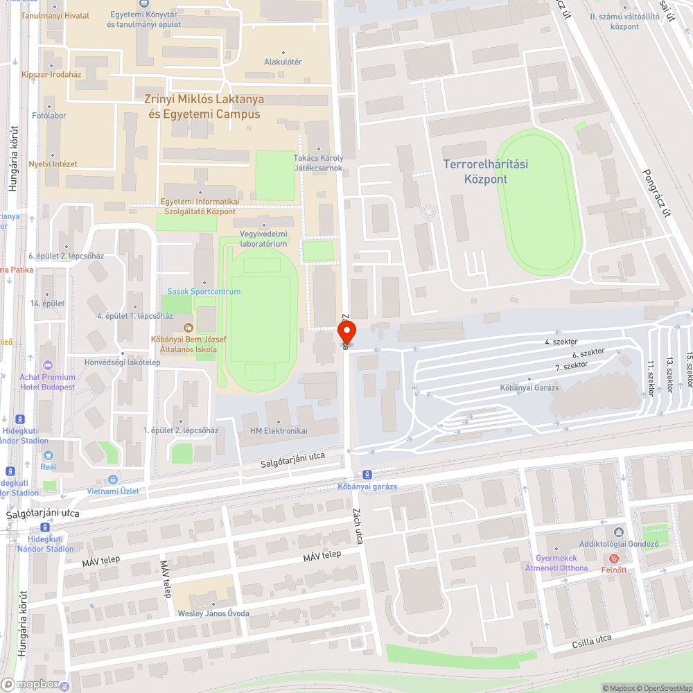 Hiányzó tábla bejelentés helye