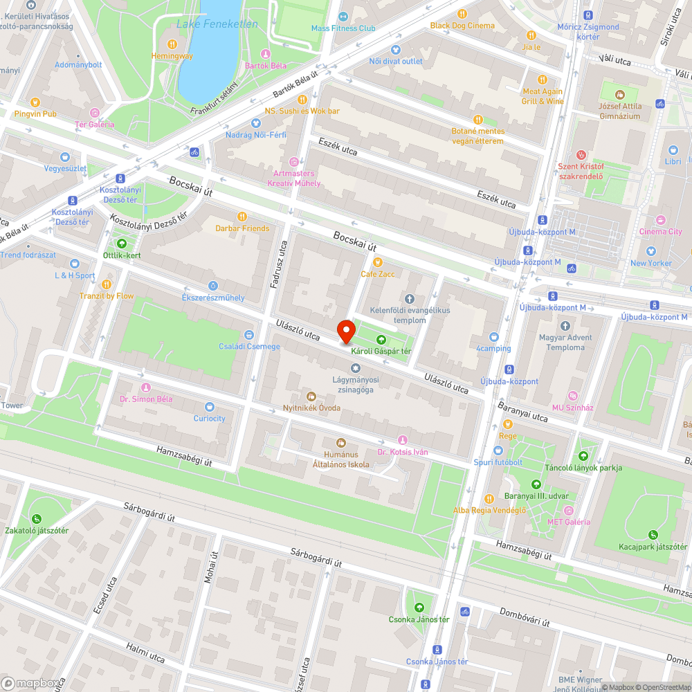 Balesetes roncs bejelentés helye